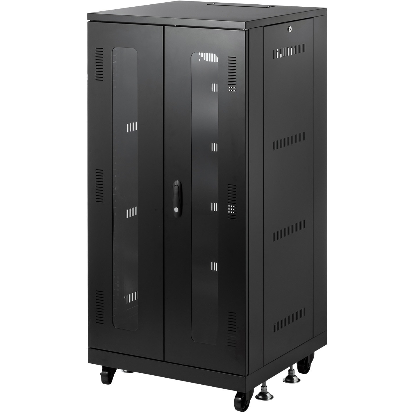 CP-SVNA2460BK 19インチサーバーラック サンワサプライ ユニット数24U