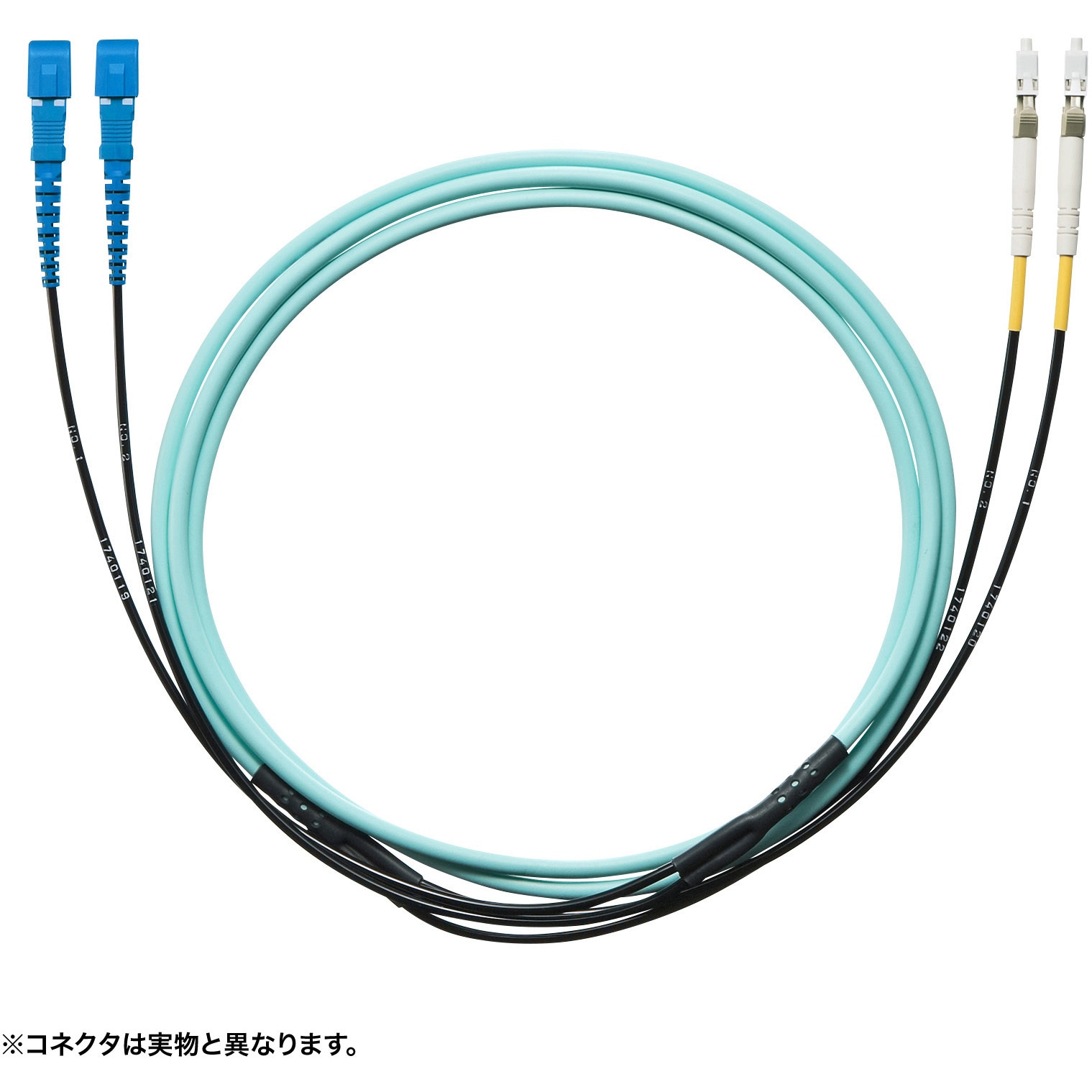 HKB-FCFCTA5-10N 光ファイバケーブル_タクティカル サンワサプライ PC研磨コネクタ