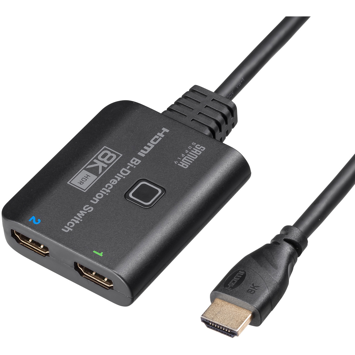 SW-HDR8K21BD HDMI切替器_8K対応 1個 サンワサプライ 【通販モノタロウ】