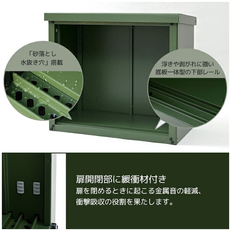 山善 物置 屋外 おしゃれ 大型 (幅150奥行75高さ154) DSLB-1515