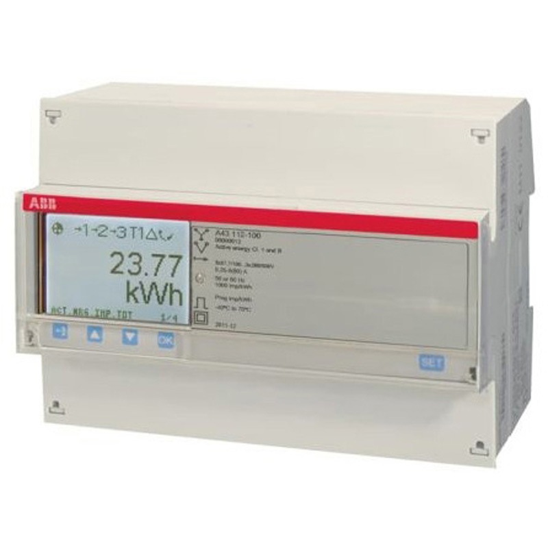 2CMA100244R1000 A43 TRI MOD 80A 電力計 LCD 4桁 A43シリーズ 1個 ABB 【通販モノタロウ】