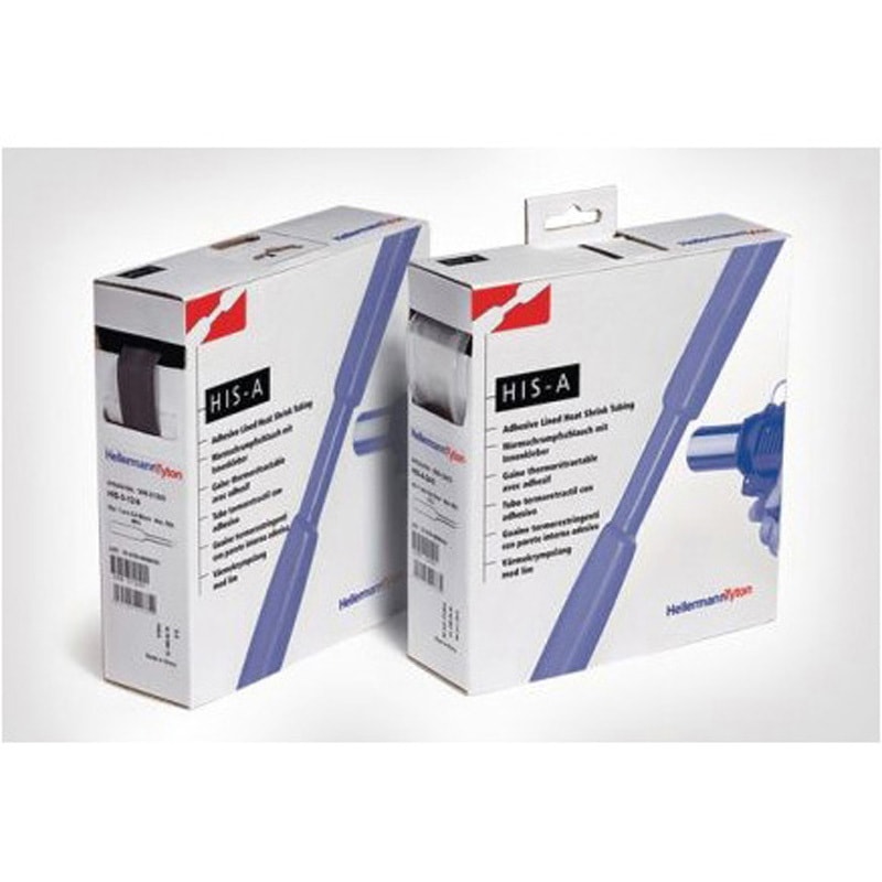 HIS-A-18/6-PO-X-BK (4) 熱収縮チューブ 収縮前 18mm 収縮後 6mm 黒 HIS-A-18/6-PO-X-BK 4 1個 ヘラマンタイトン(旧:タイトン) 【通販モノタロウ】