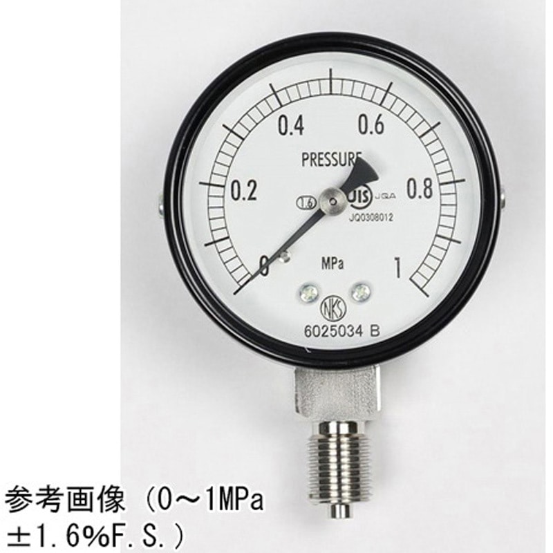AA10-123 普通形圧力計(Φ60)立形A枠 AA10-123シリーズ 1個 長野計器 【通販モノタロウ】