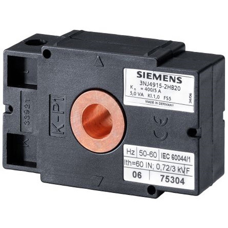 3NJ4915-2HB20 変流器 入力電流：400A 400：5 1個 SIEMENS 【通販モノタロウ】