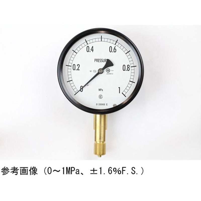 BE10-131 密閉型圧力計(100Φ)立形A枠 蒸気用 BE10-131シリーズ 1個 長野計器 【通販モノタロウ】