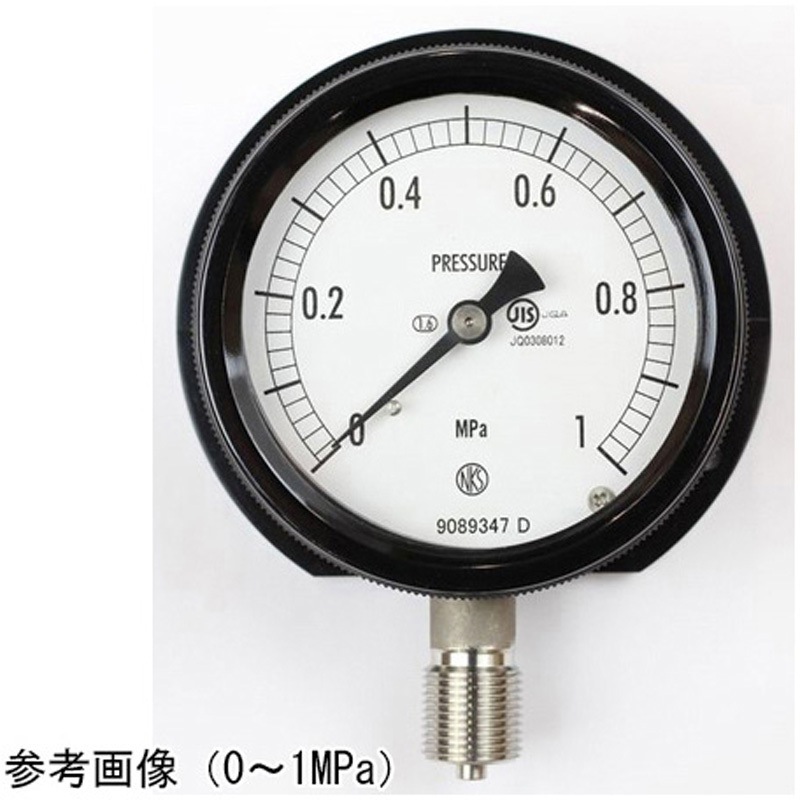 BC12-233 密閉型圧力計(75Φ)立形B枠 BC12シリーズ 1個 長野計器 【通販モノタロウ】