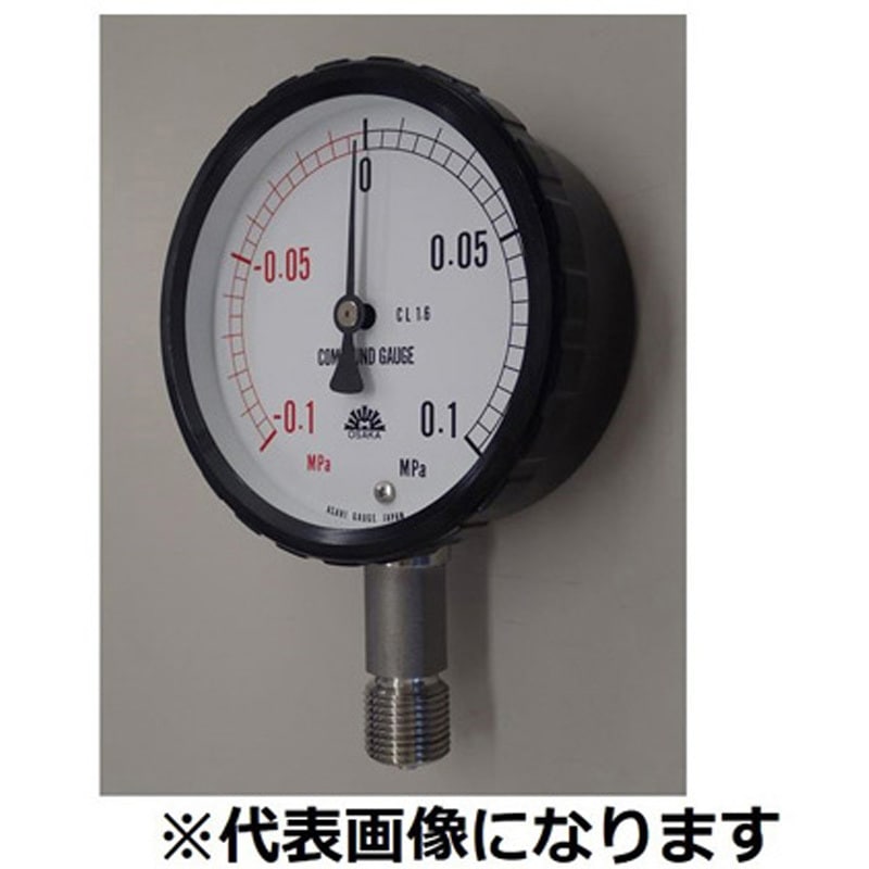 315-A630X0.2/-0.1MPA-M 密閉形連成計 A形 蒸気用 315-A630シリーズ 1個 旭計器工業 【通販モノタロウ】 14,686円