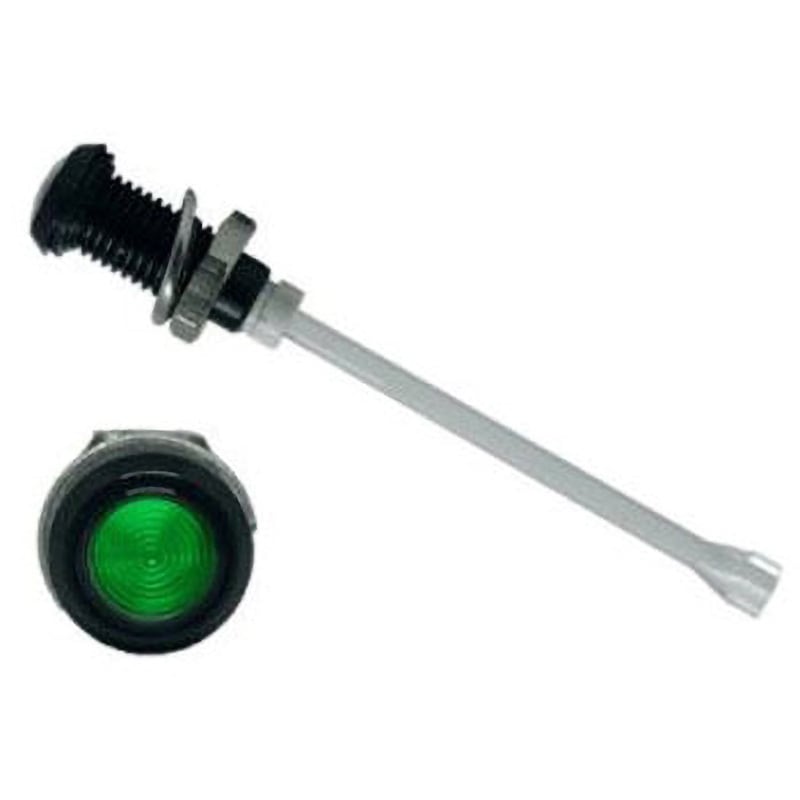 RHD-2160-F6PZG67PR 緑 丸型 レンズ LED照明 アクリル透明棒 1袋 100個入 1袋(100個) BIVAR 【通販モノタロウ】