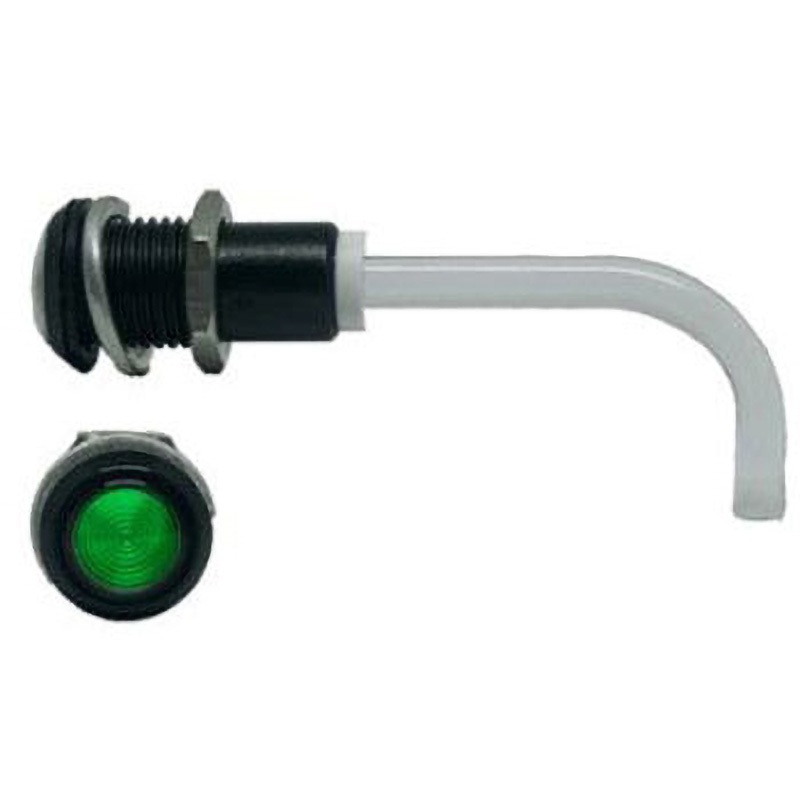 RHD-1100-2500-F9PZG67PR 緑 丸型 レンズ LED照明 アクリル透明棒 1袋 100個入 1袋(100個) BIVAR 【通販モノタロウ】