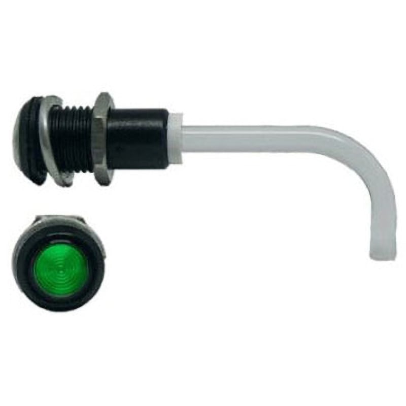 RHD-0700-2500-F9PZG67PR 緑 丸型 レンズ LED照明 アクリル透明棒 1袋 100個入 1袋(100個) BIVAR 【通販モノタロウ】