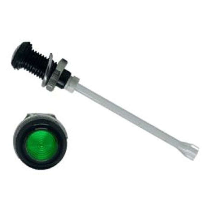 RHD-1140-F9PZG67PR 緑 丸型 レンズ LED照明 アクリル透明棒 1袋 100個入 1袋(100個) BIVAR 【通販モノタロウ】