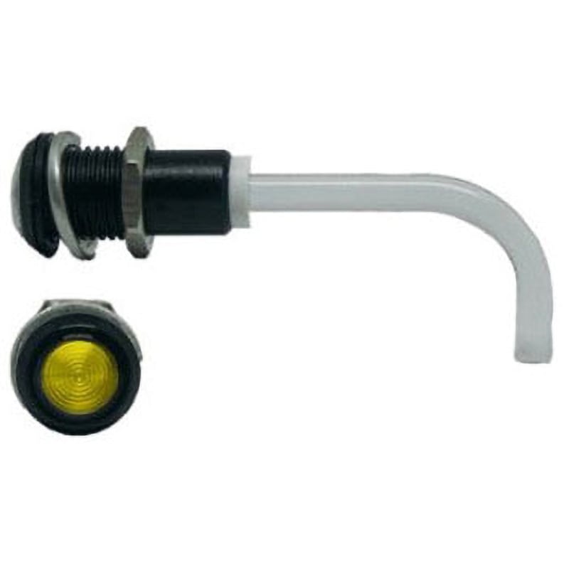 RHD-1100-1500-F9PZY67PR 黄 丸型 レンズ LED照明 アクリル透明棒 1袋 100個入 1袋(100個) BIVAR 【通販モノタロウ】