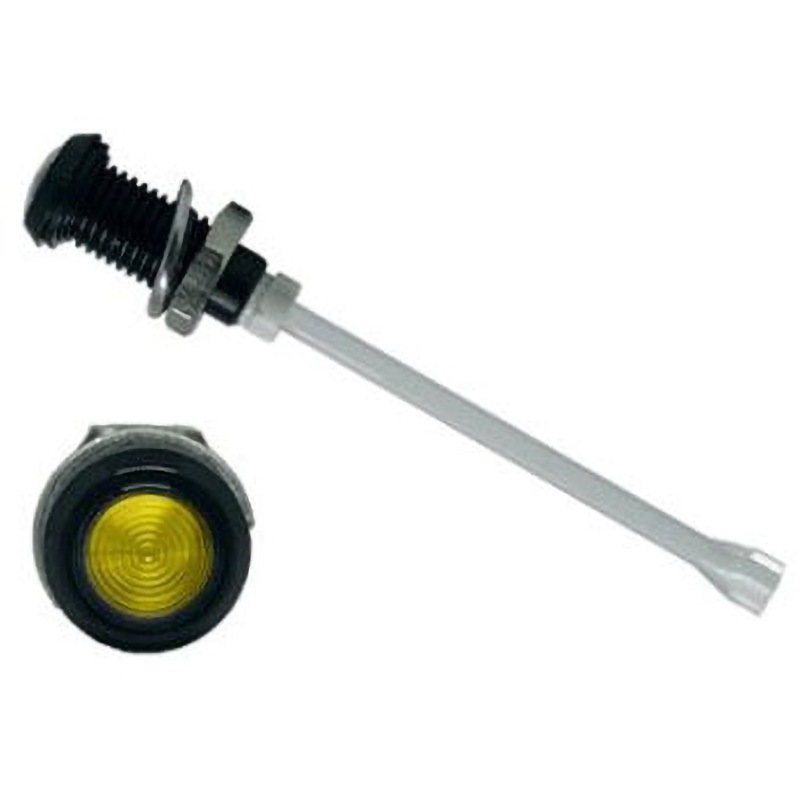 RHD-1410-F6PZY67PR 黄 丸型 レンズ LED照明 アクリル透明棒 1袋 100個入 1袋(100個) BIVAR 【通販モノタロウ】