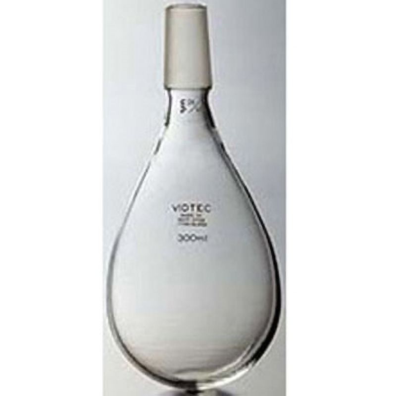 1531-05-5 茄子形フラスコ(オス摺) 1531シリーズ 1個 コスモスビード 【通販モノタロウ】