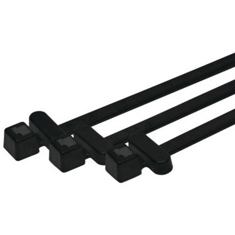 111-01591 結束バンド 200mm x 4.6 mm 黒 ポリアミド6.6 PA66 1袋 100個入 1袋(100個) ヘラマンタイトン(旧:タイトン) 【通販モノタロウ】