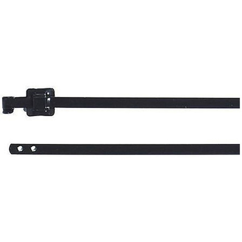 111-00149 MLT24SSC10-SS316/SP-BK 結束バンド 630mm x 10.3 mm 黒 ポリエステルコーティングしたステンレススチール 1袋 50個入 1袋(50個) ヘラマンタイトン(旧:タイトン) 【通販モノタロウ】