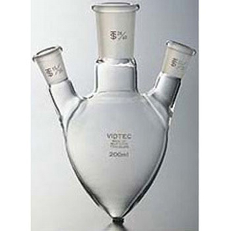 1543-09 三ツ口梨形フラスコ 1543シリーズ 1個 コスモスビード 【通販モノタロウ】