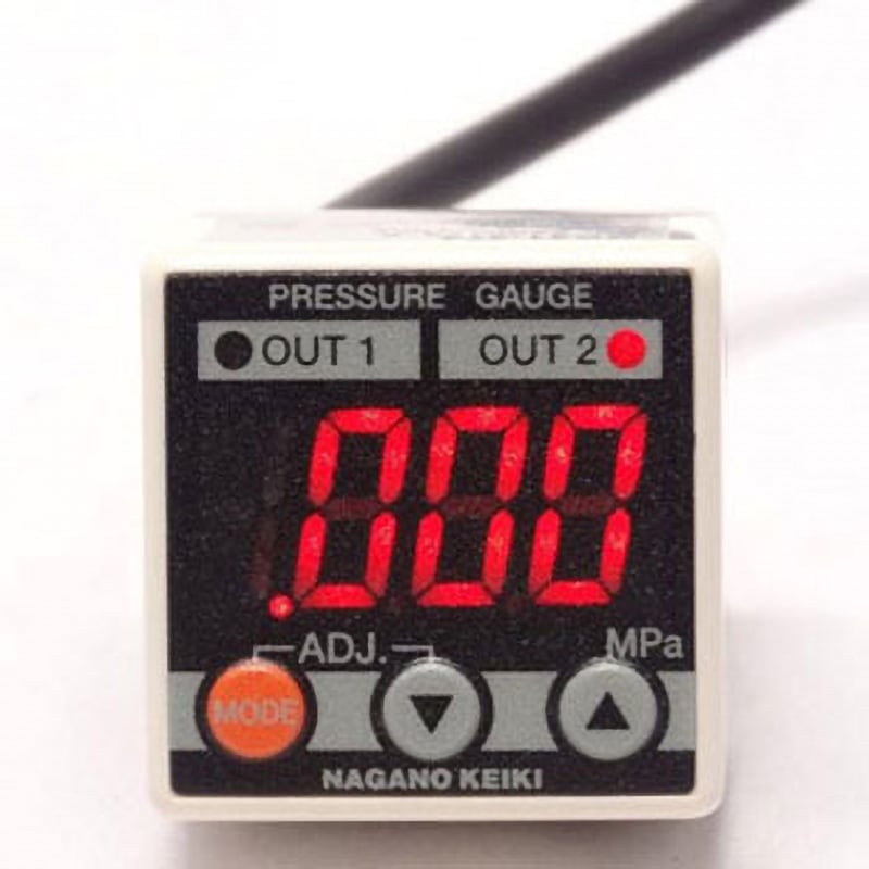 GC31374H7N3800XXXX0 小形デジタル圧力計 アナログ出力1～5V DC GCシリーズ 1個 長野計器 【通販モノタロウ】