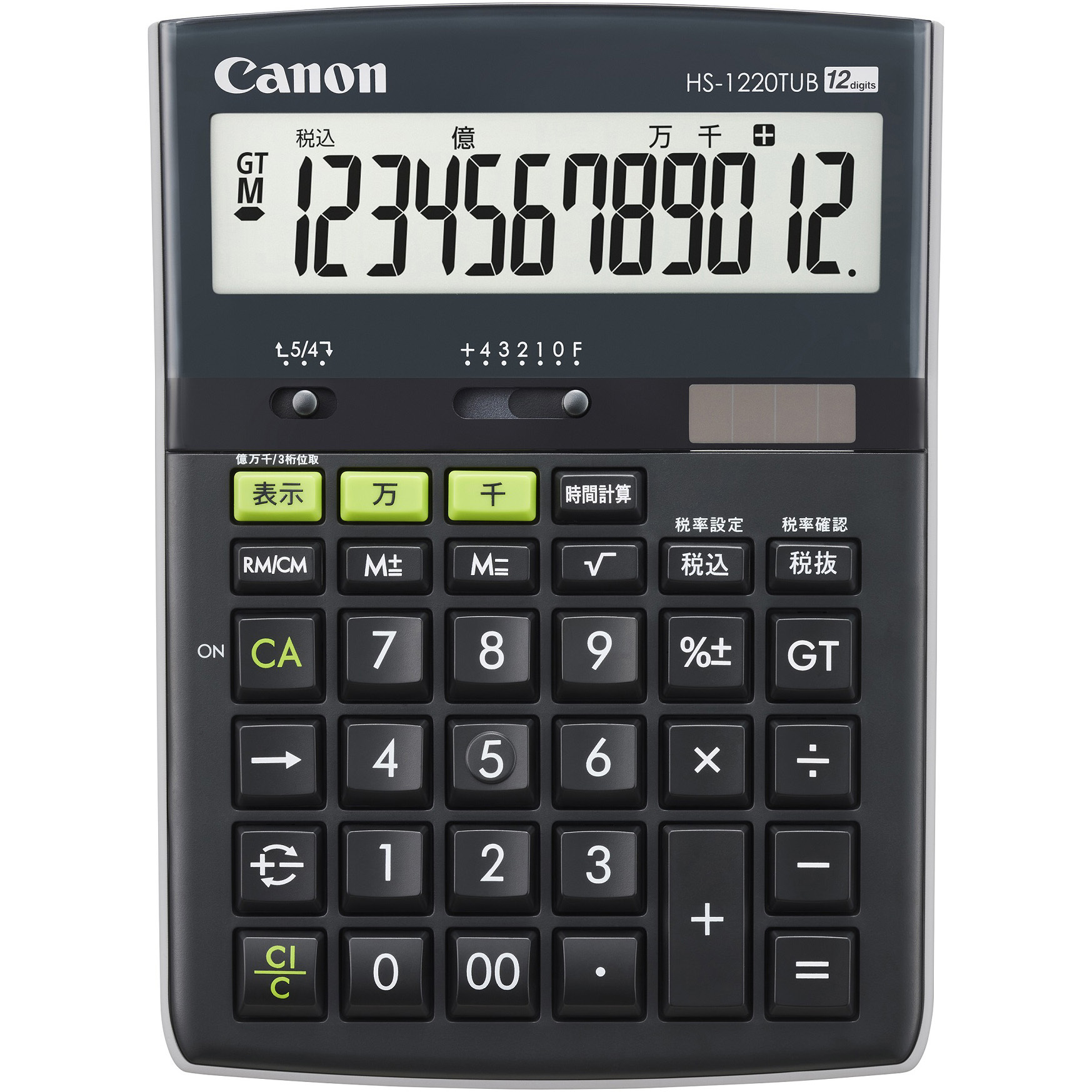 HS-1220TUB キヤノン環境配慮電卓 Canon グリーン購入法適合 【通販
