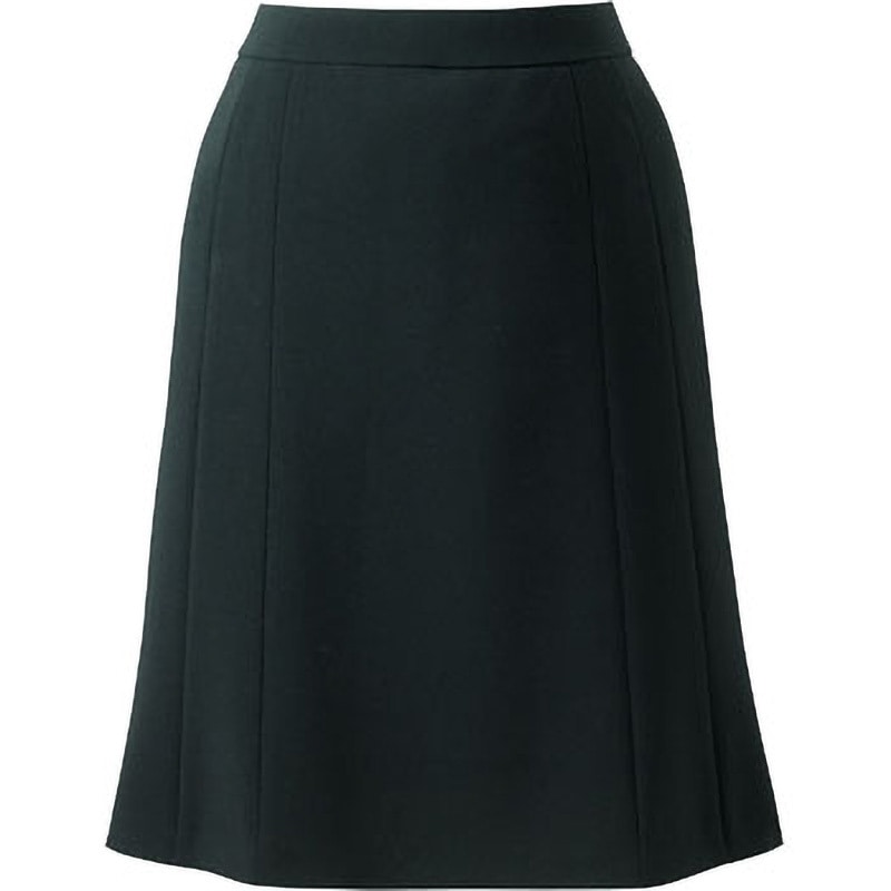 HCS3502 Pieds フレアースカート HCS3502 アイトス ダブルストレッチ ブラック色