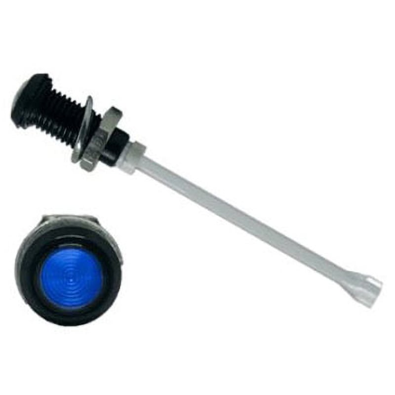 RHD-2140-F9PZB67PR 青 丸型 レンズ LED照明 アクリル透明棒 1袋 100個入 1袋(100個) BIVAR 【通販モノタロウ】