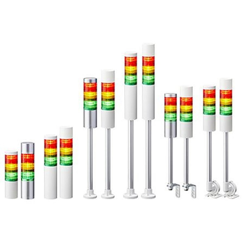 LR6-502PJBU-RYGBC 積層式表示灯 24 V dc 赤 / 黄 / 緑 / 青 / クリア 1個 PATLITE(パトライト/旧:春日電機) 【通販モノタロウ】