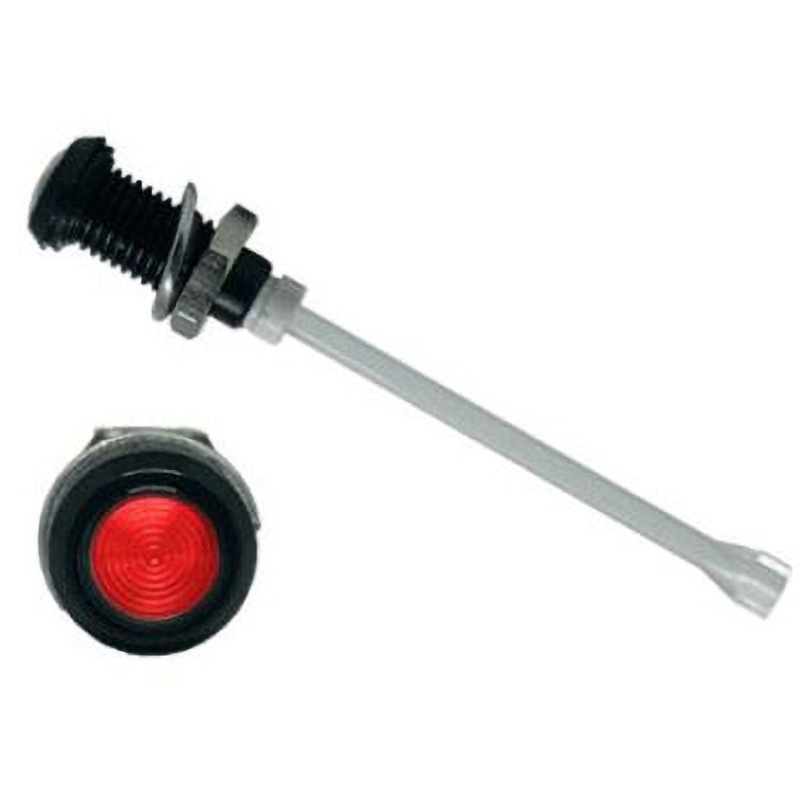 RHD-2160-F6PZR67PR 赤 丸型 レンズ LED照明 アクリル透明棒 1袋 100個入 1袋(100個) BIVAR 【通販モノタロウ】