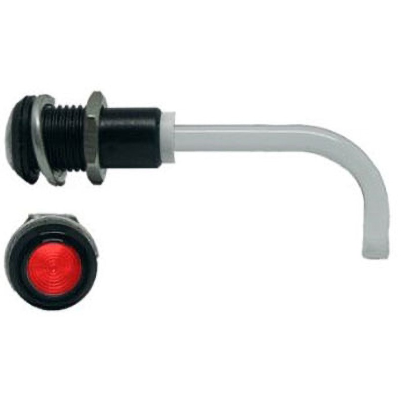 RHD-0900-1500-F9PZR67PR 赤 丸型 レンズ LED照明 アクリル透明棒 1袋 100個入 1袋(100個) BIVAR 【通販モノタロウ】