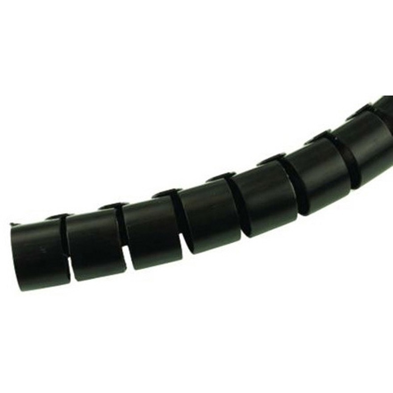 161-64401 HWPP25-PP-BK スパイラルケーブルラップ Polypropylene 黒 1巻 25m入 1巻(25m) ヘラマンタイトン(旧:タイトン) 【通販モノタロウ】