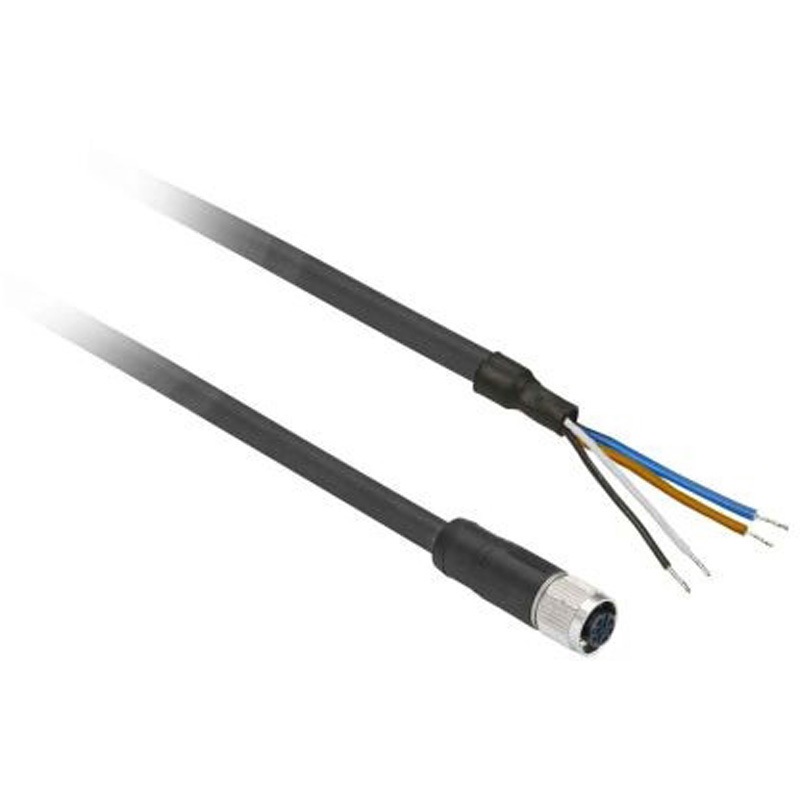 XZCP1141L20 センサアクチュエータケーブル 22 AWG コア数：4 TELEMECANIQUE SENSORS 1個 XZCP1141L20
