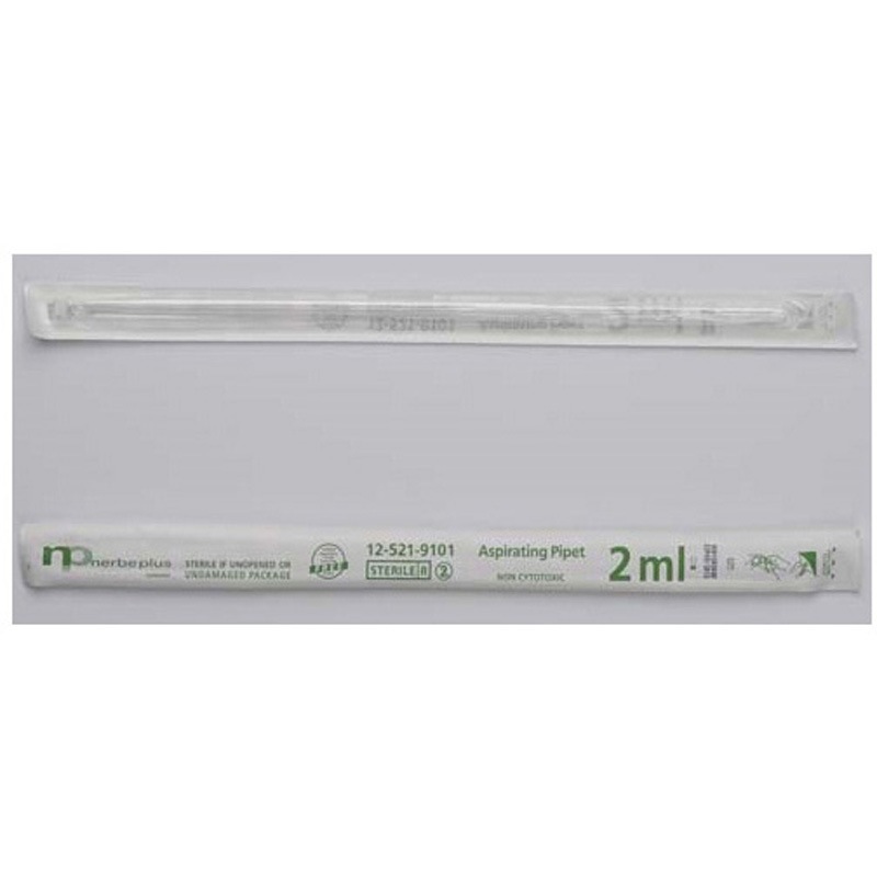 12-421-9101 プラスチックピペット 2ml グリーン 個装滅菌済み 12-421-9101シリーズ 1セット(4個×500本) nerbeplus 【通販モノタロウ】