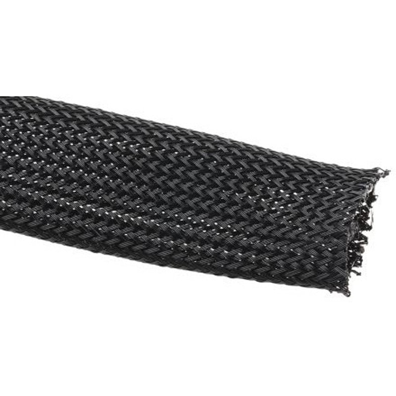 170-12500 HEGP25-PET-BK ヘラマンタイトン ケーブルシールド 25mm 黒 PET ヘラマンタイトン(旧:タイトン) 1巻(5m) 170-12500 HEGP25-PET-BK