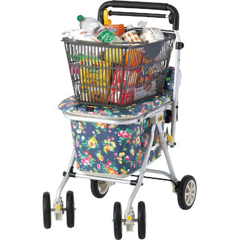 ウィズワン 象印ベビー シルバーカー わくわくタントN 花柄　折りたたみ式 象印 □ウィズワン象印ベビー ヘルスバッグ わくわくタントN D