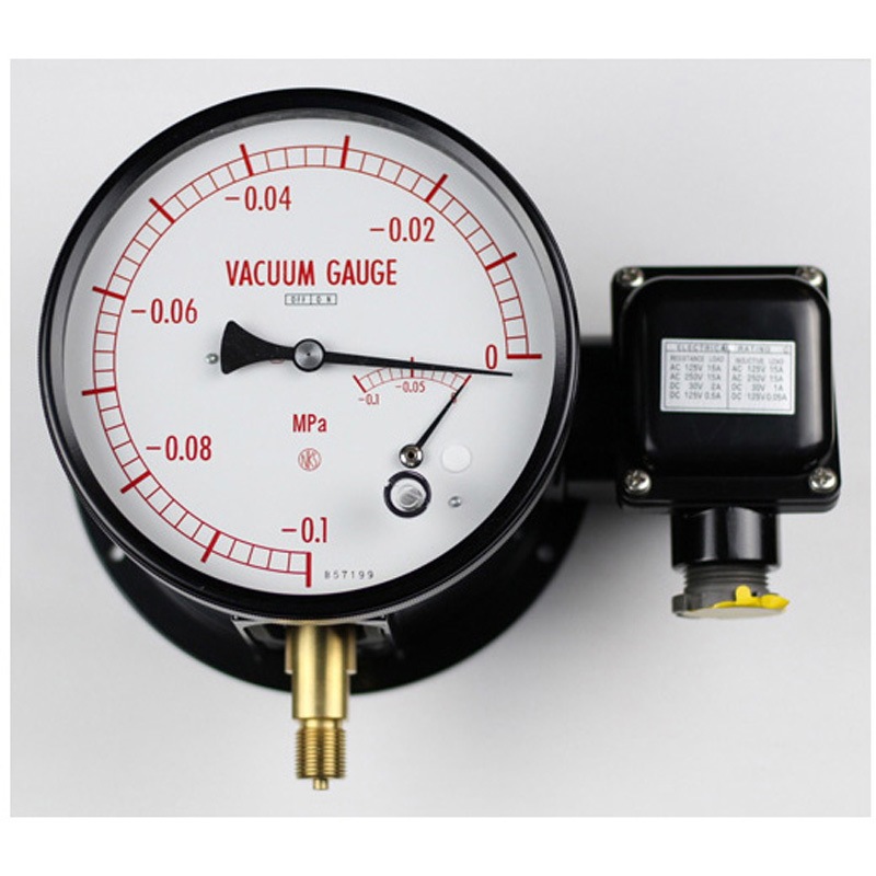 JM21-131 マイクロスイッチ接点付圧力計(150Φ) JM21シリーズ 1個 長野