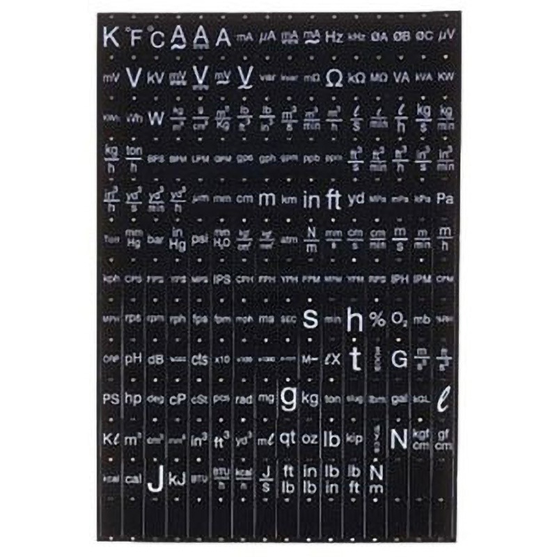 PAXLBK30 ラベルキット PAXR Liteアナログメータ用 1個 RED LION 【通販モノタロウ】