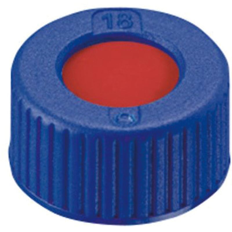 オートサンプラー用バイアルキャップ キャップ規格9-425用 100個入 青