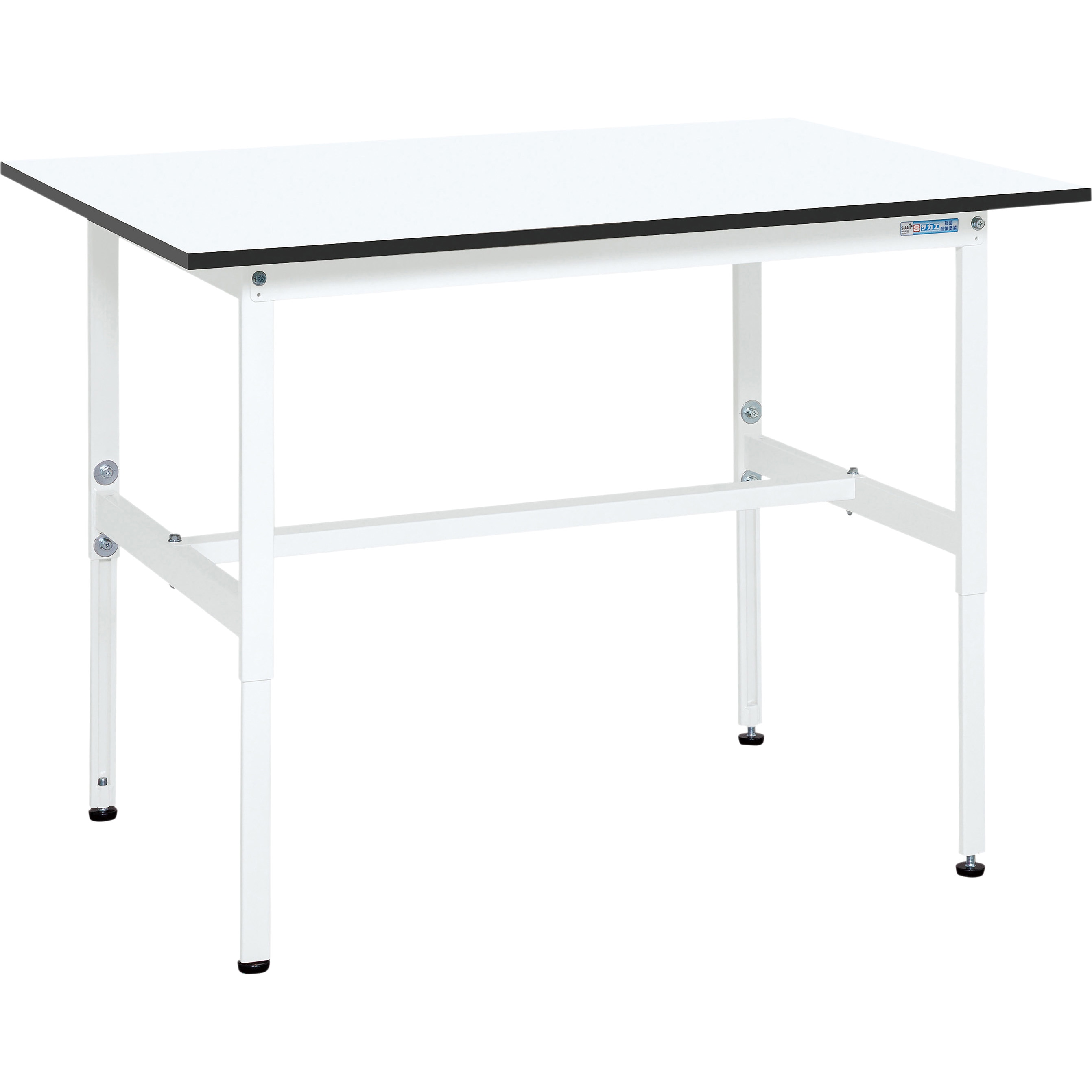 TKA-126MW 軽量高さ調整作業台(TKAタイプ/耐荷重150kg/メラミン天板