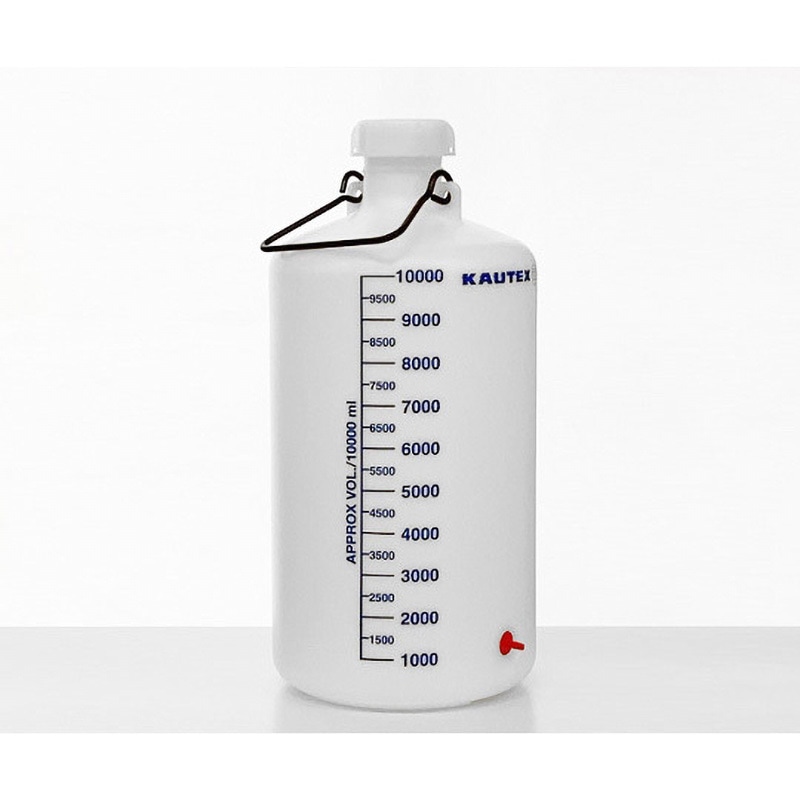 2000084133 ハンドル付細口瓶 青目盛付 KAUTEX 10L - 【通販