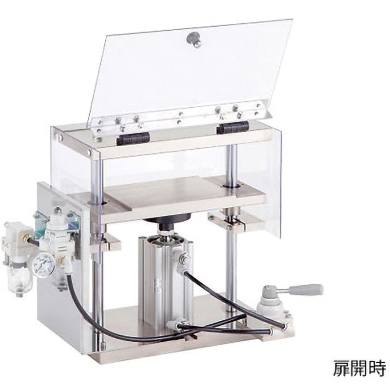 ASP-180 エアプレス機 加圧保持タイプ ASPシリーズ アズワン 寸法490×370×390mm 1台