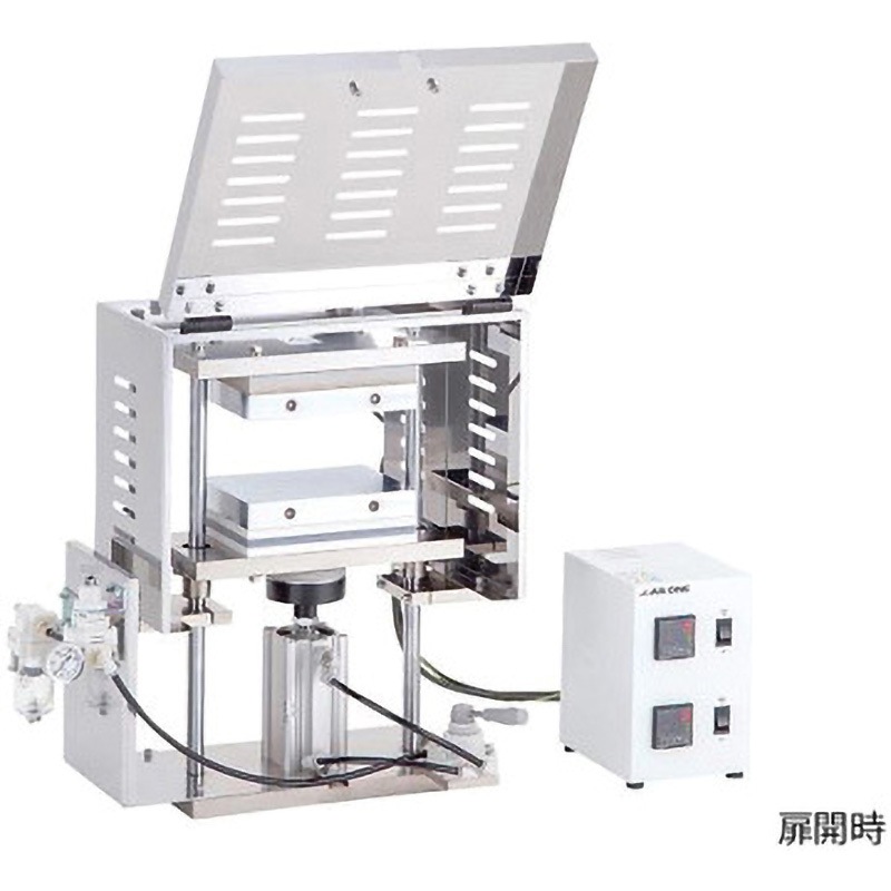 ASPH-180 エアプレス機 加圧保持タイプ ASPシリーズ アズワン 寸法725×370×560mm 1台