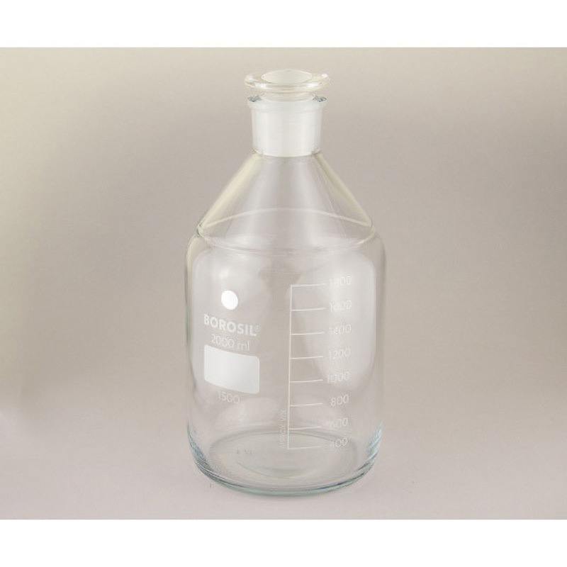 1500030 栓付試薬瓶 目盛付き アズワン 2000mL 5,808円
