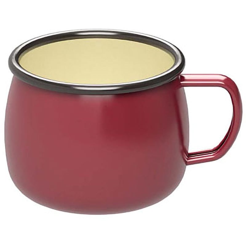 UH-0502 ホーロー マグカップ CAPTAIN STAG レッド色 1個 UH-0502