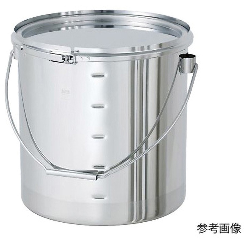 CTLB-M-27 目盛付き汎用容器 CTLB-Mシリーズ MONOVATE(旧:日東金属工業) バンド式 容量15L  1個