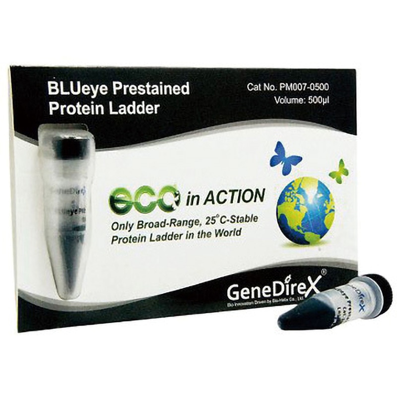 PM007-0500 プロテインラダーマーカー PMシリーズ BLUeye Prestained Protein Ladder GeneDireX 1個 PM007-0500