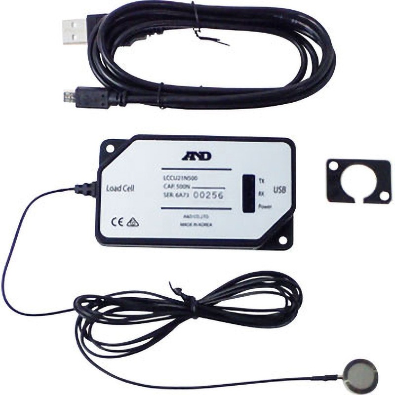 LCCU21N500 ボタン型USB対応デジタルロードセル 1台 A&D 【通販モノタロウ】