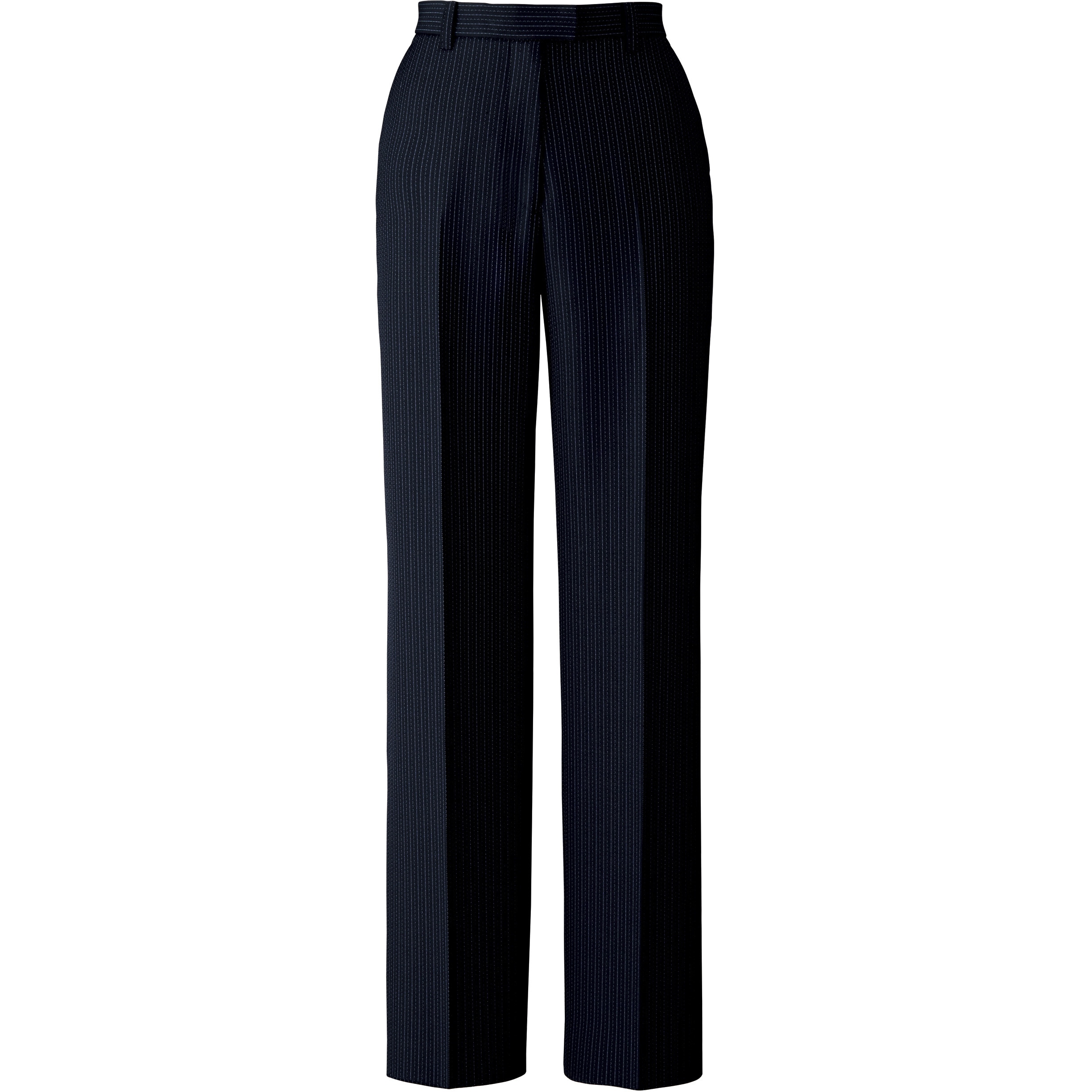 AP6247 ブレイニーストライプ 裾上げらくらくパンツ ボンマックス 女性用