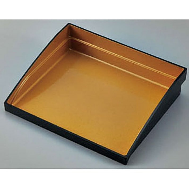 JG965 三方枠樹脂盆 河淳 黒内金色   JG965 5,998円