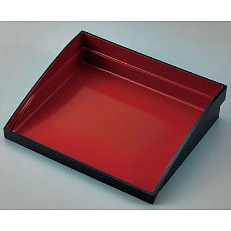 JG964 三方枠樹脂盆 河淳 黒内古代朱色   JG964 5,058円