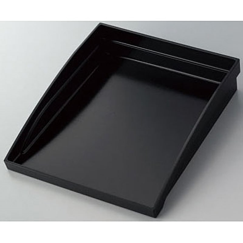 JD026 三方枠樹脂盆 河淳 黒色   JD026