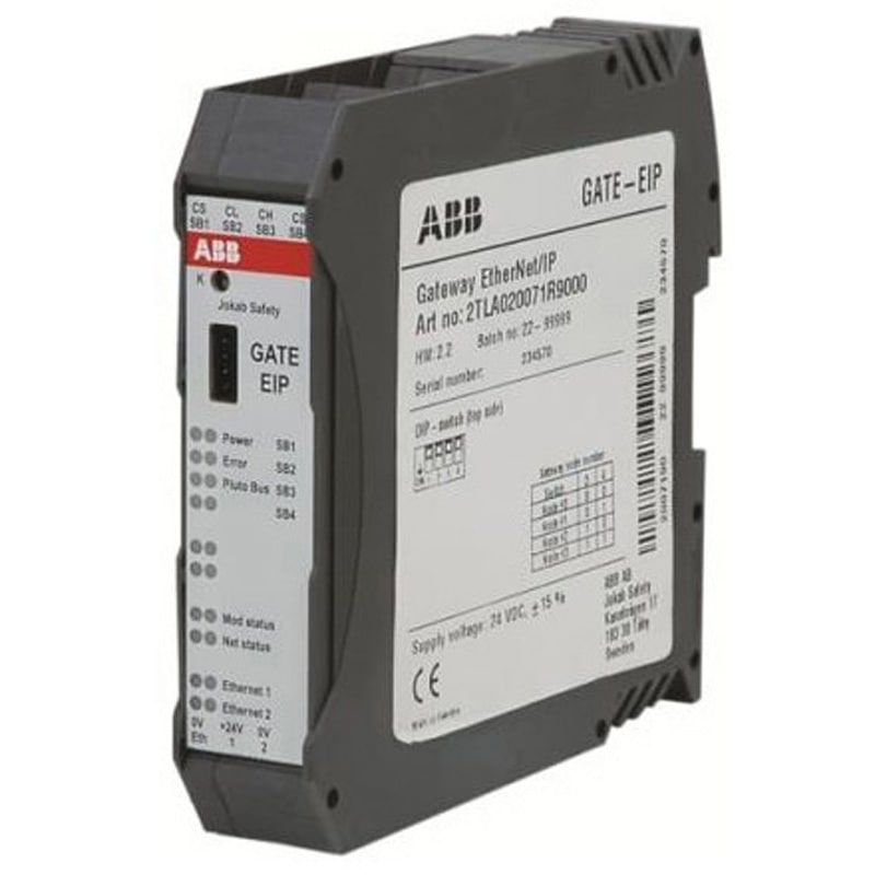 2TLA020071R9000 GATE-EIP インターフェイスモジュール Pluto A20 v2 Pluto AS-i v2 Pluto B20 v2 Pluto B22 Pluto B42 AS-I Pluto B46 v2 Pluto D20 Pluto 1個 ABB 【通販モノタロウ】